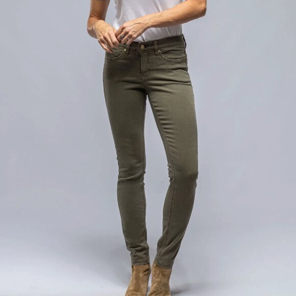 Olive Green Skinny Dream Jeans by MAC - Picture 1 of 8